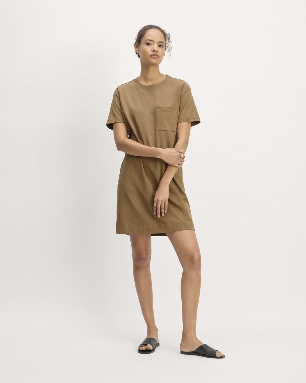 The Organic Cotton Weekend Tee Dress | Toasted Coconut