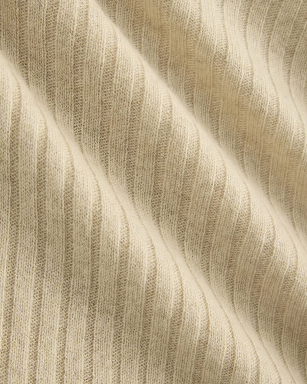 Cashmere Long-Sleeve Mini Dress | Heather Light Camel - Image 5