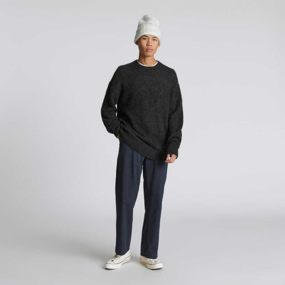 The Alpaca Beanie | Light Grey Heather - Image 3
