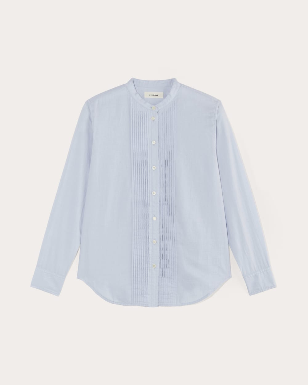 The Tuxedo Shirt in Silky Cotton | Light Blue - Image 2