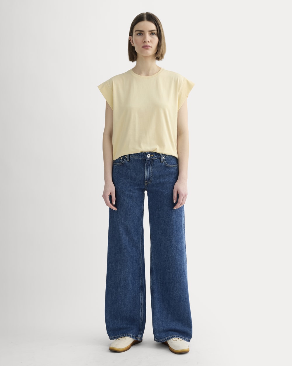 The Muscle Tee in Essential Cotton | Banana Crepe - Image 3