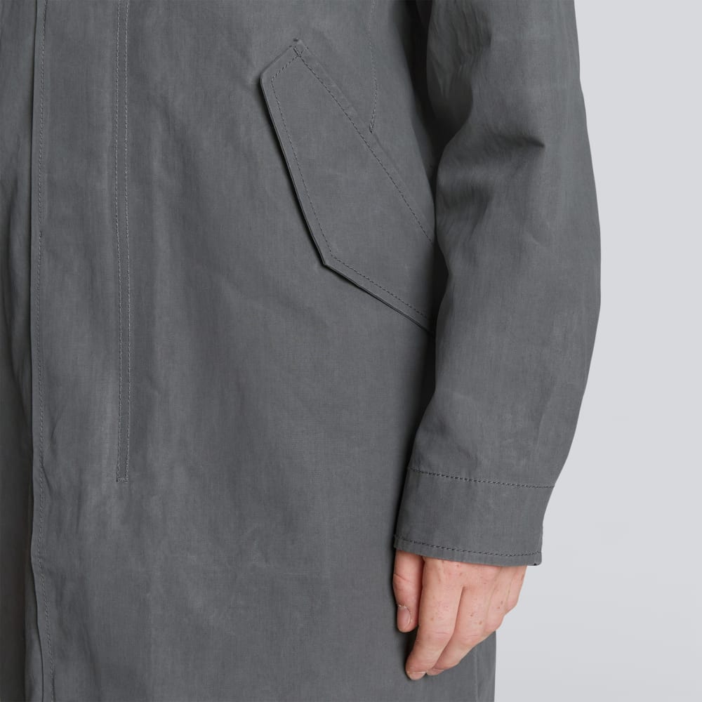 The Waxed Cotton Parka | Slate - Image 9