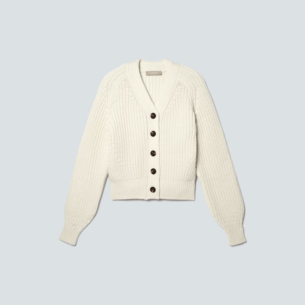The Texture Cotton Cardigan | Canvas - Image 2