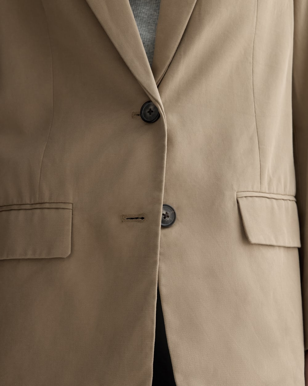 The Oversized Blazer in Buttersmooth | Ash Brown - Image 4