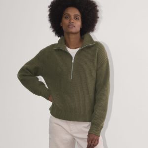 The Half-Zip Sweater in Luxe Merino | Kalamata
