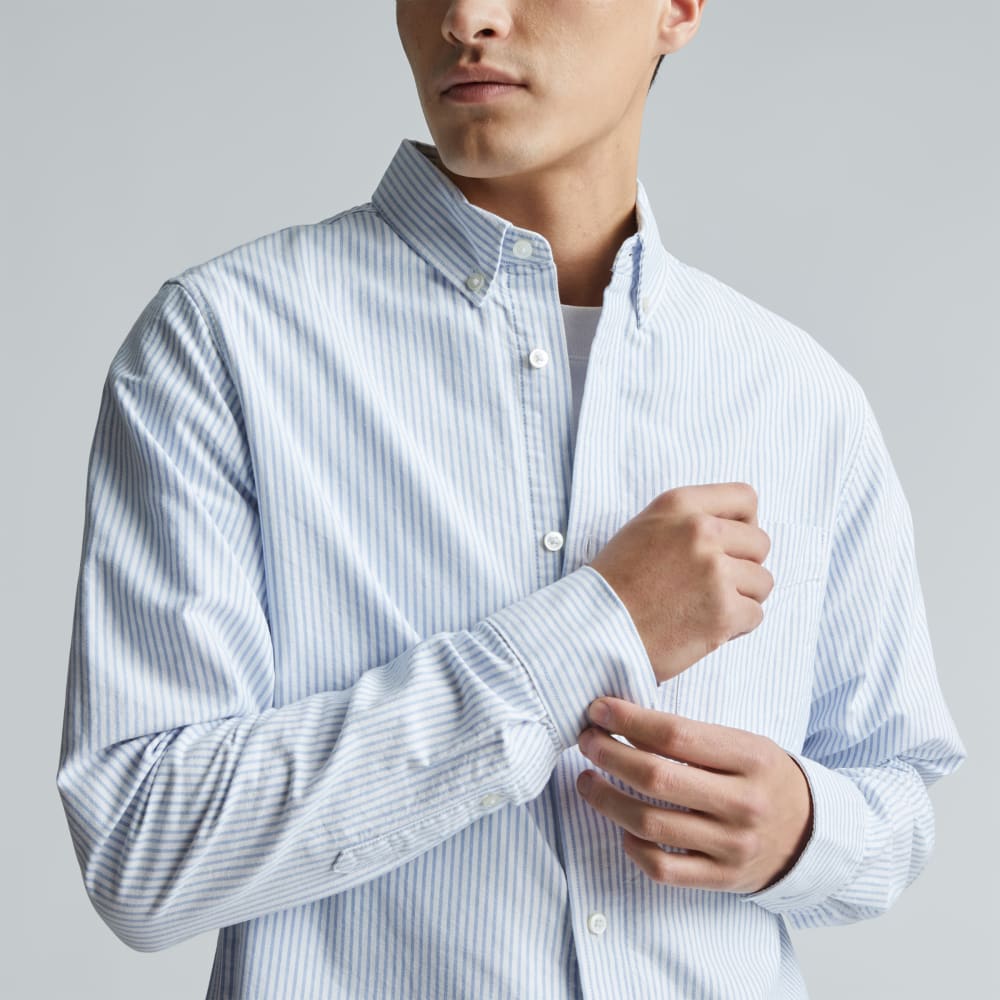 The Classic Oxford Shirt | White / Blue | Standard - Image 4