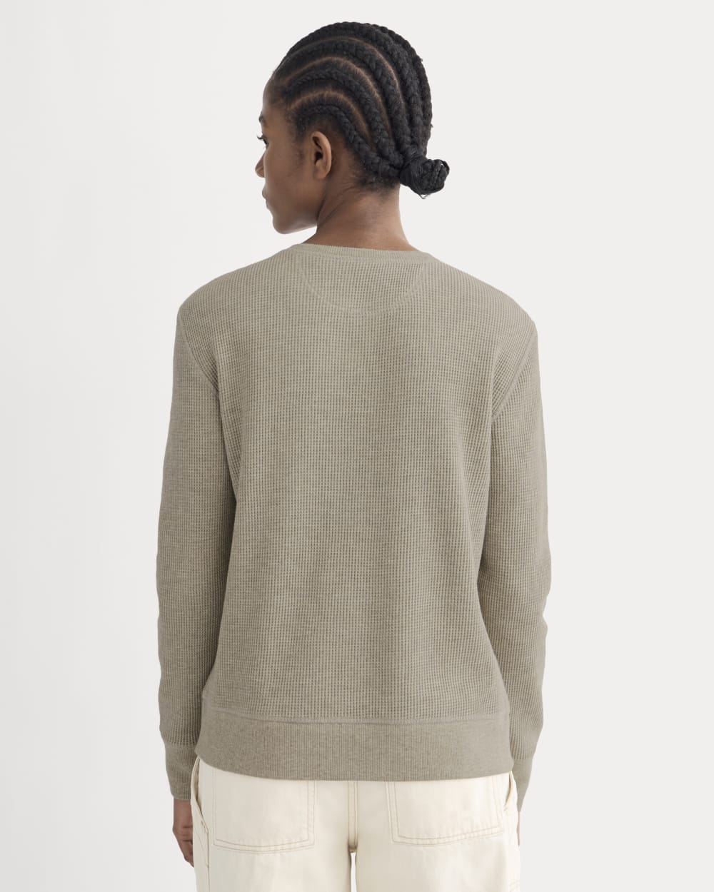 The Waffle Henley | Oatmeal Heather - Image 5