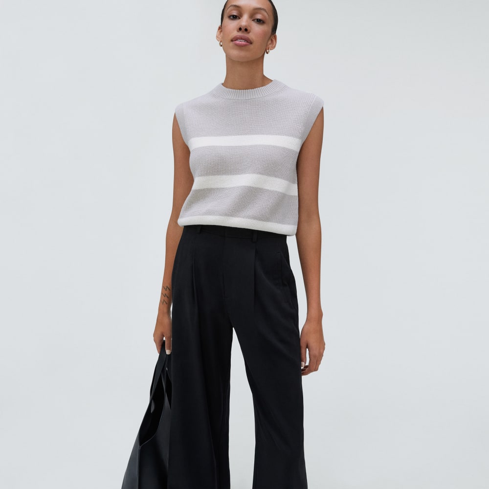 The Cotton Summer Sweater Tank | Moonlight Cloud / Canvas - Image 4