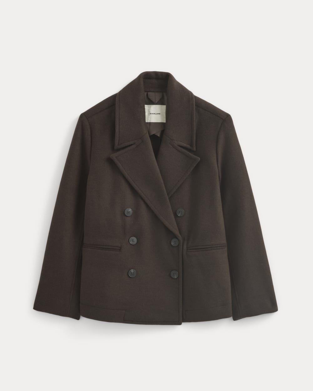 ReWool Short Peacoat | Dark Chocolate - Image 2