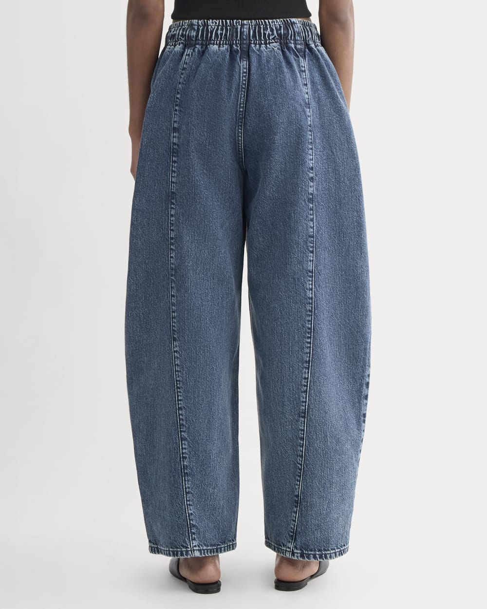 The Drawstring Baggy Jean | Mid Indigo - Image 5