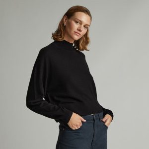 The Luxe Merino Turtleneck | Black