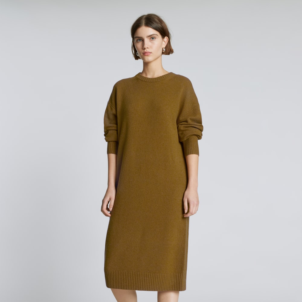 The Cashmere Midi Dress | Tapenade - Image 6