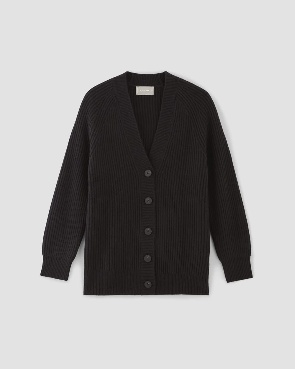 The Felted Merino Cocoon Cardigan | Black - Image 2