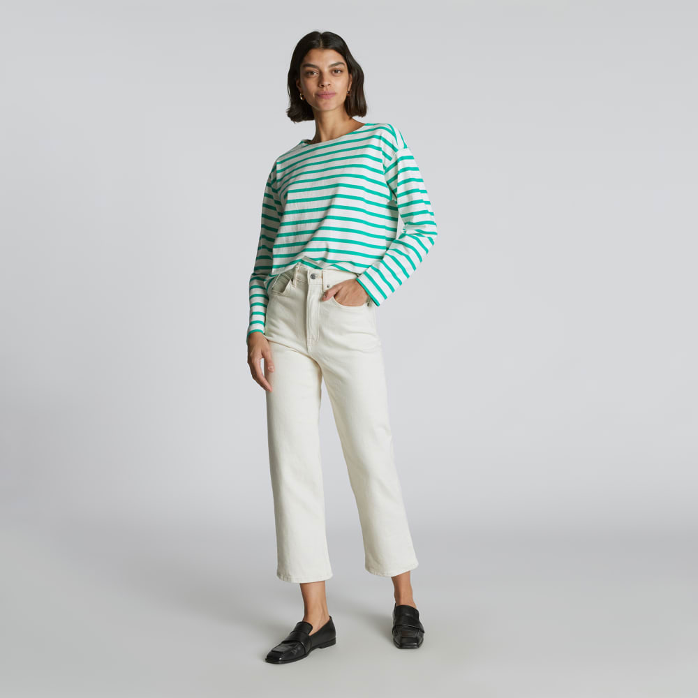 The Mariner Tee | Bright Jade / Canvas Tan - Image 6