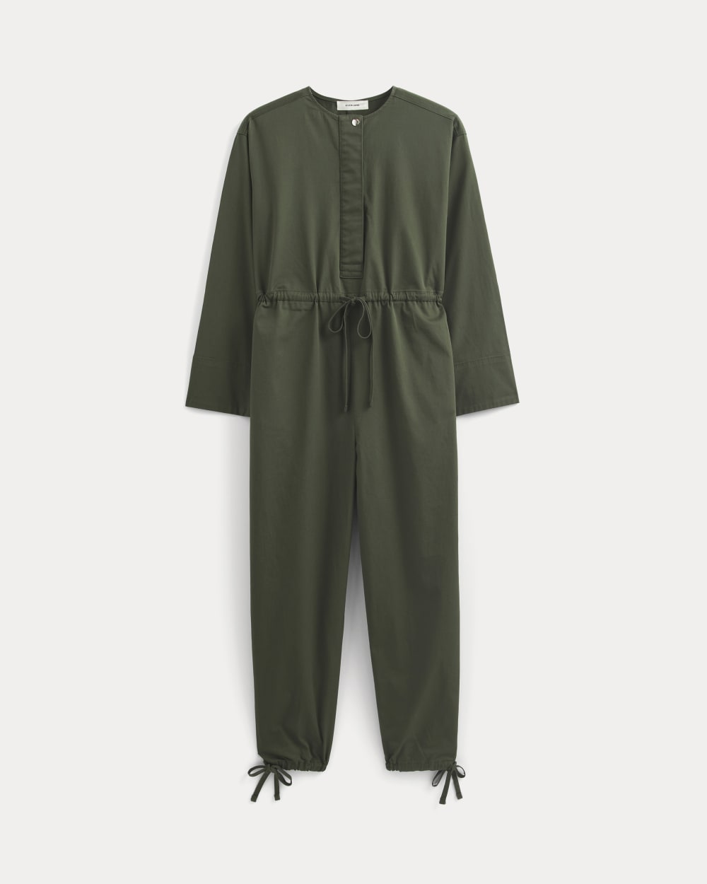 The Utility Drawstring Jumpsuit | Dark Forest - Image 2