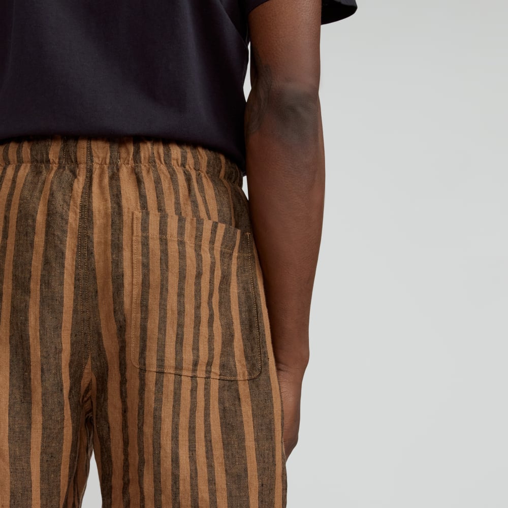 The Linen Easy Short | Toasted Coconut / Black - Image 5