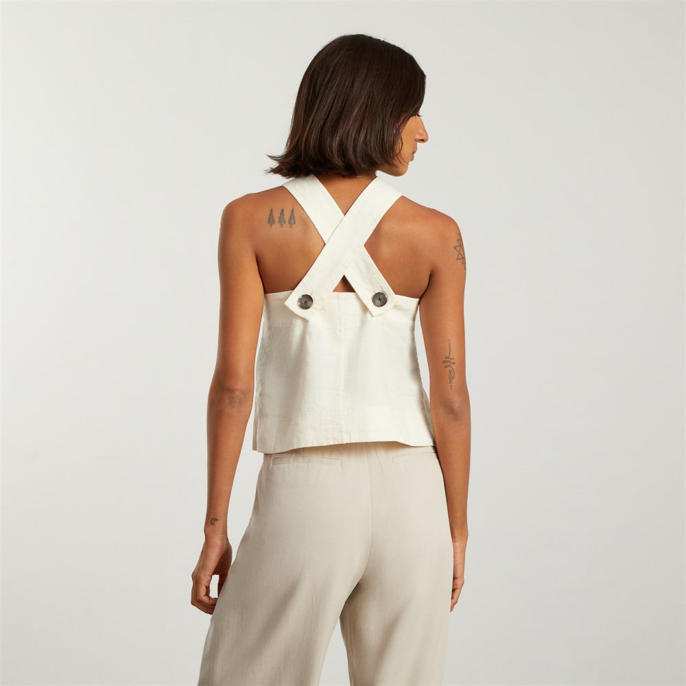 The Apron Linen Tank | Canvas - Image 3