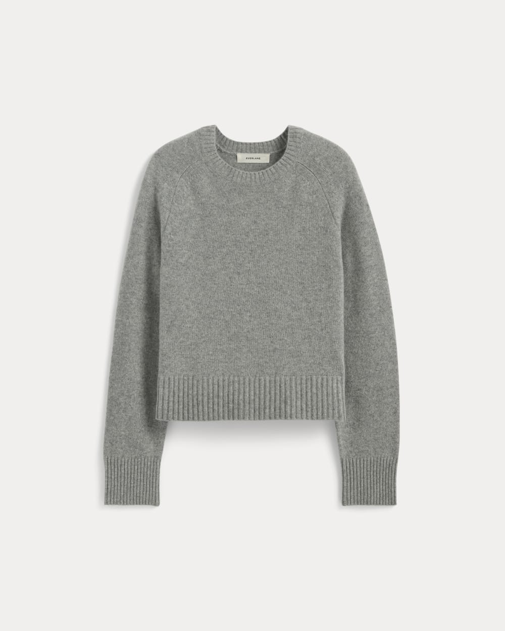 The Boxy Crew in Cashmere | Light Heather Grey - Image 2
