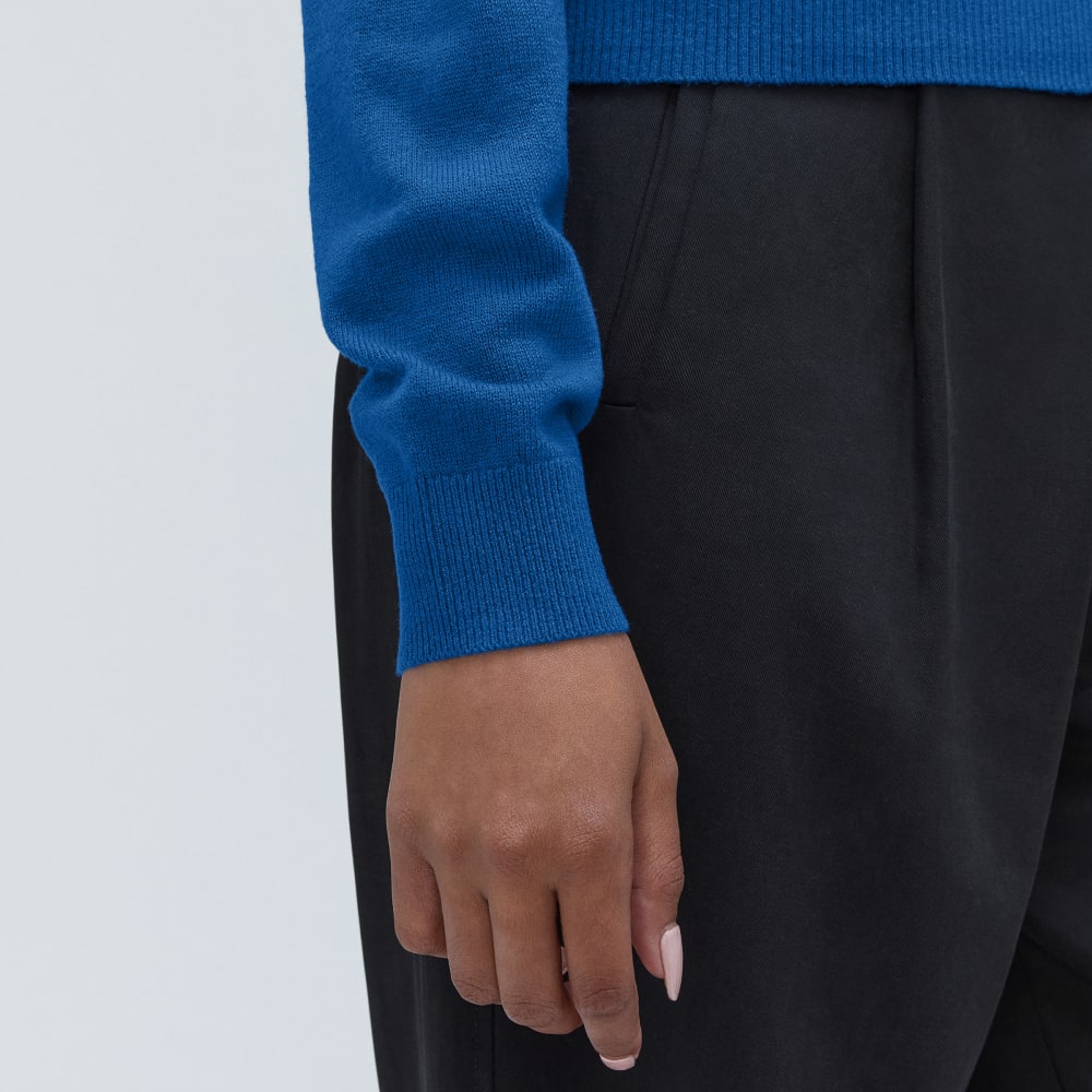 The Luxe Merino Turtleneck | Lapis Blue - Image 5