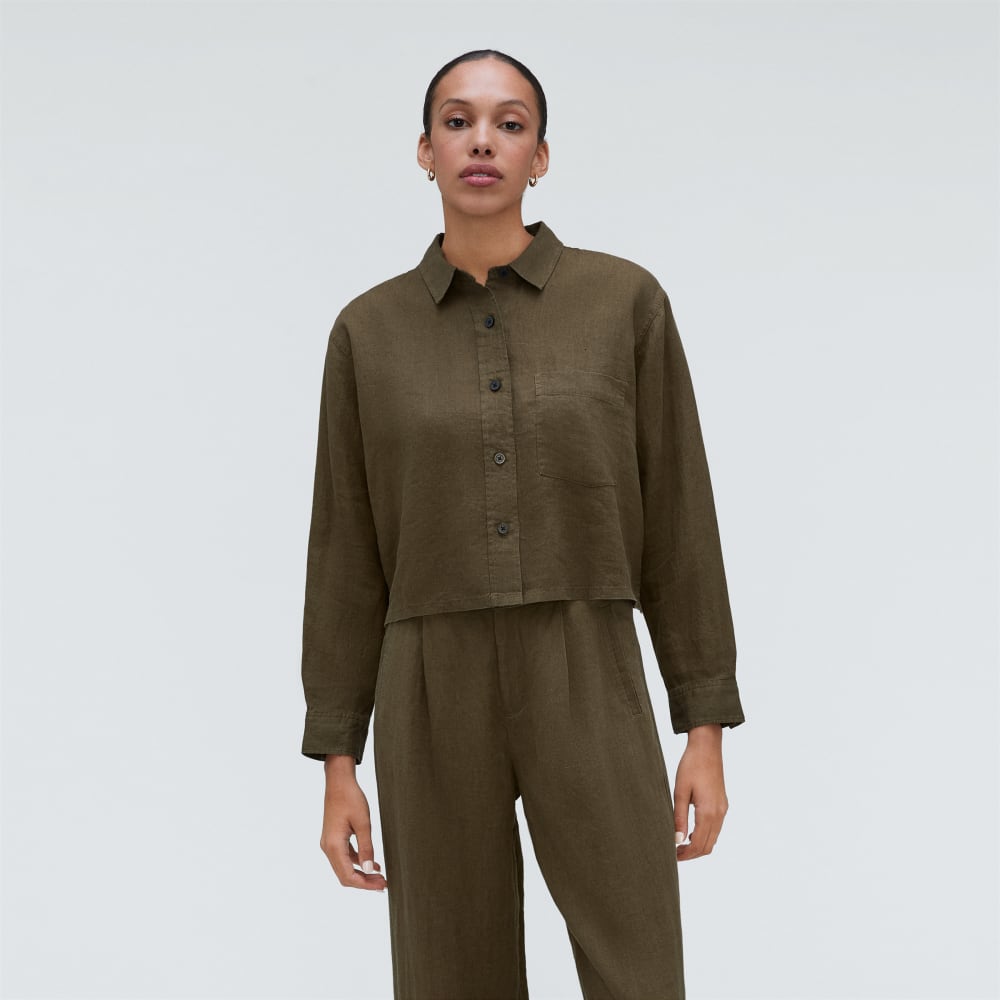 The Linen Way Short Shirt | Beech - Image 2