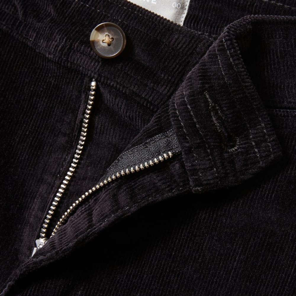 The Corduroy Wide-Leg Pant | Black - Image 7