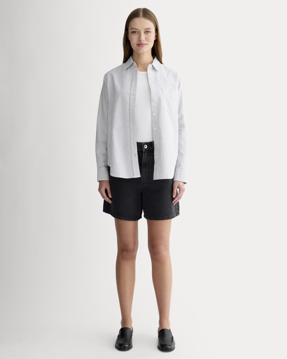 The Must-Have Oxford Shirt | Black / White - Image 3