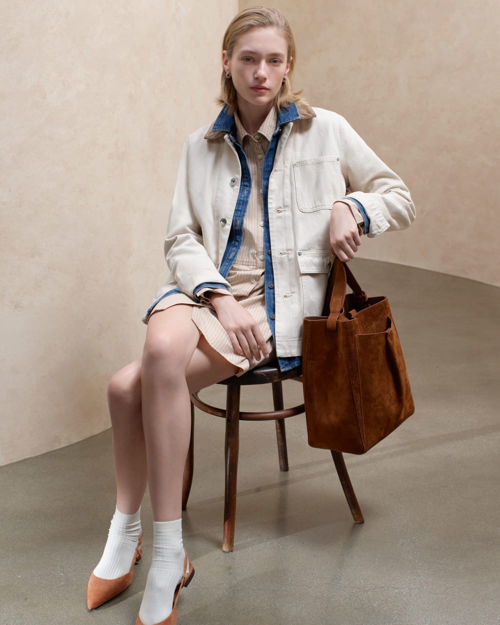 The Ranch Jacket | Garment-Dyed White / Cream - Image 8
