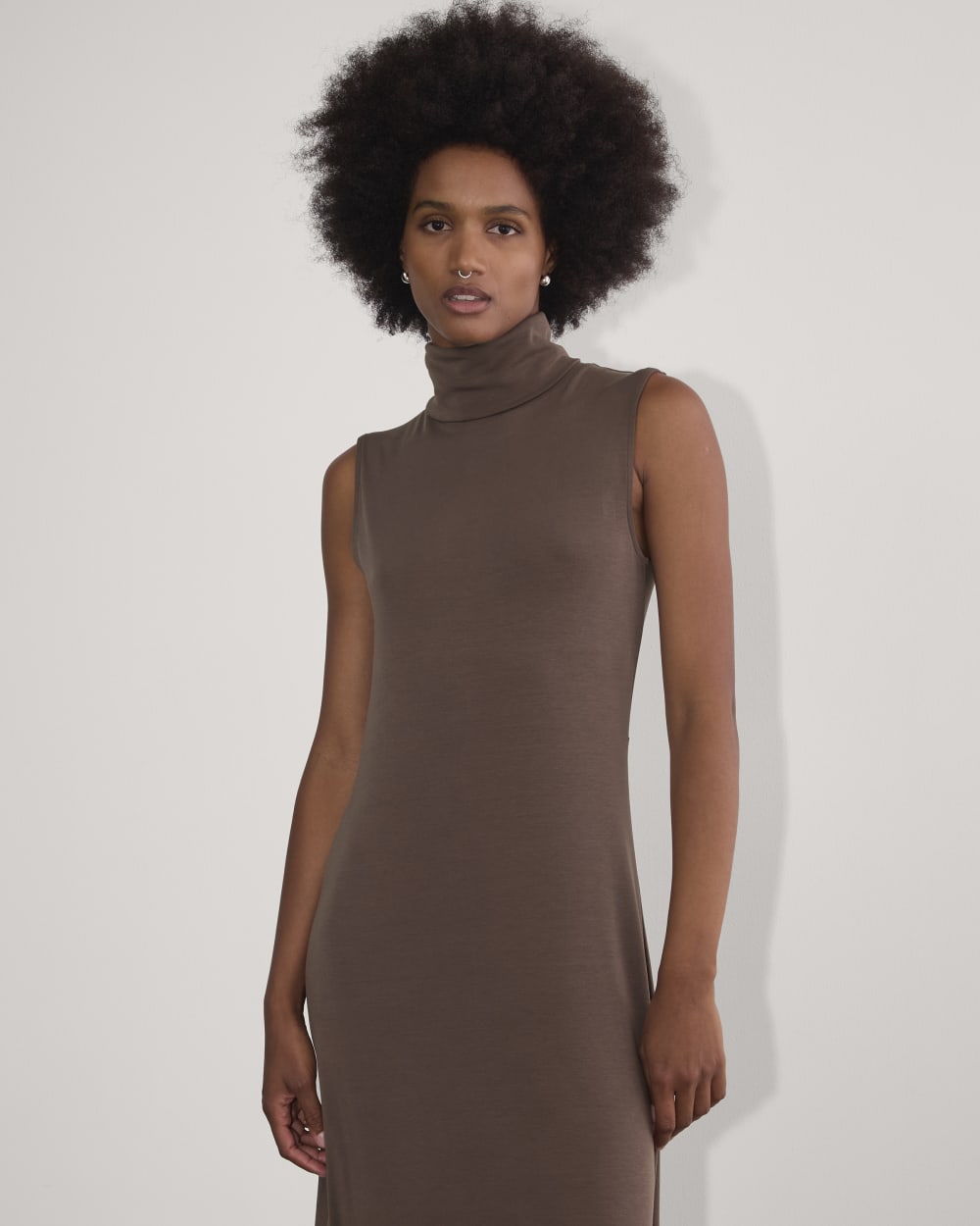 The Madison Dress in Butterknit | Espresso - Image 3