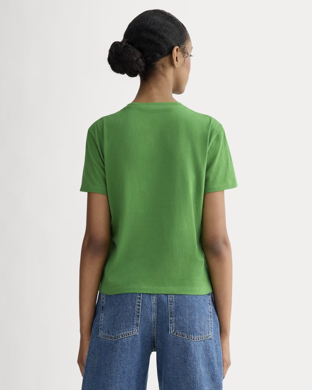 The Everlane x Parks Project Box-Cut Tee | Green / Natural - Image 5
