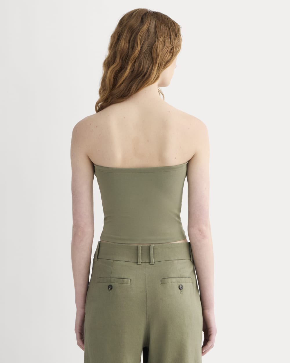 The Form Tube Top | Lichen Green - Image 5