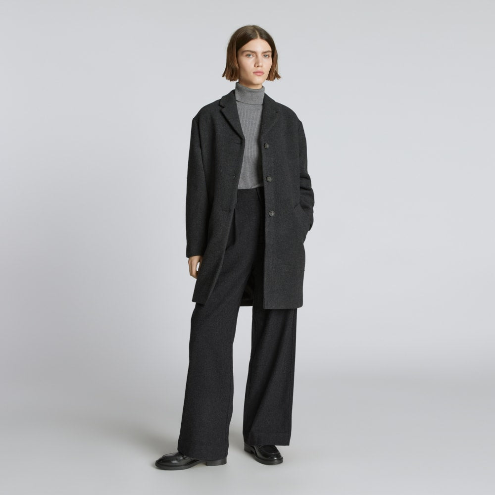 The ReWool® Way-High Drape Pant | Heathered Charcoal - Image 6