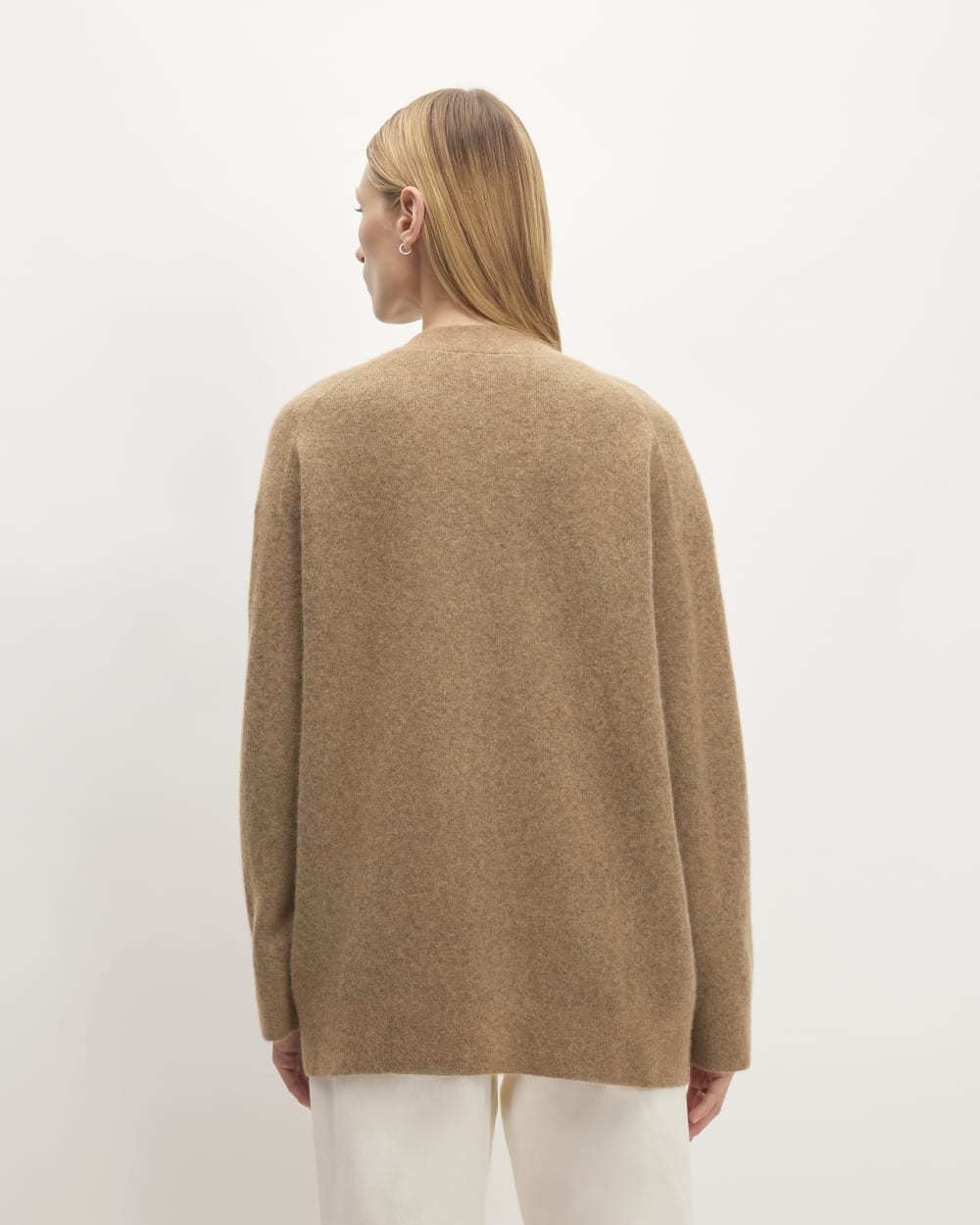 The Cozy-Stretch Relaxed Cardigan | Heathered Toasted Coconut - Image 6
