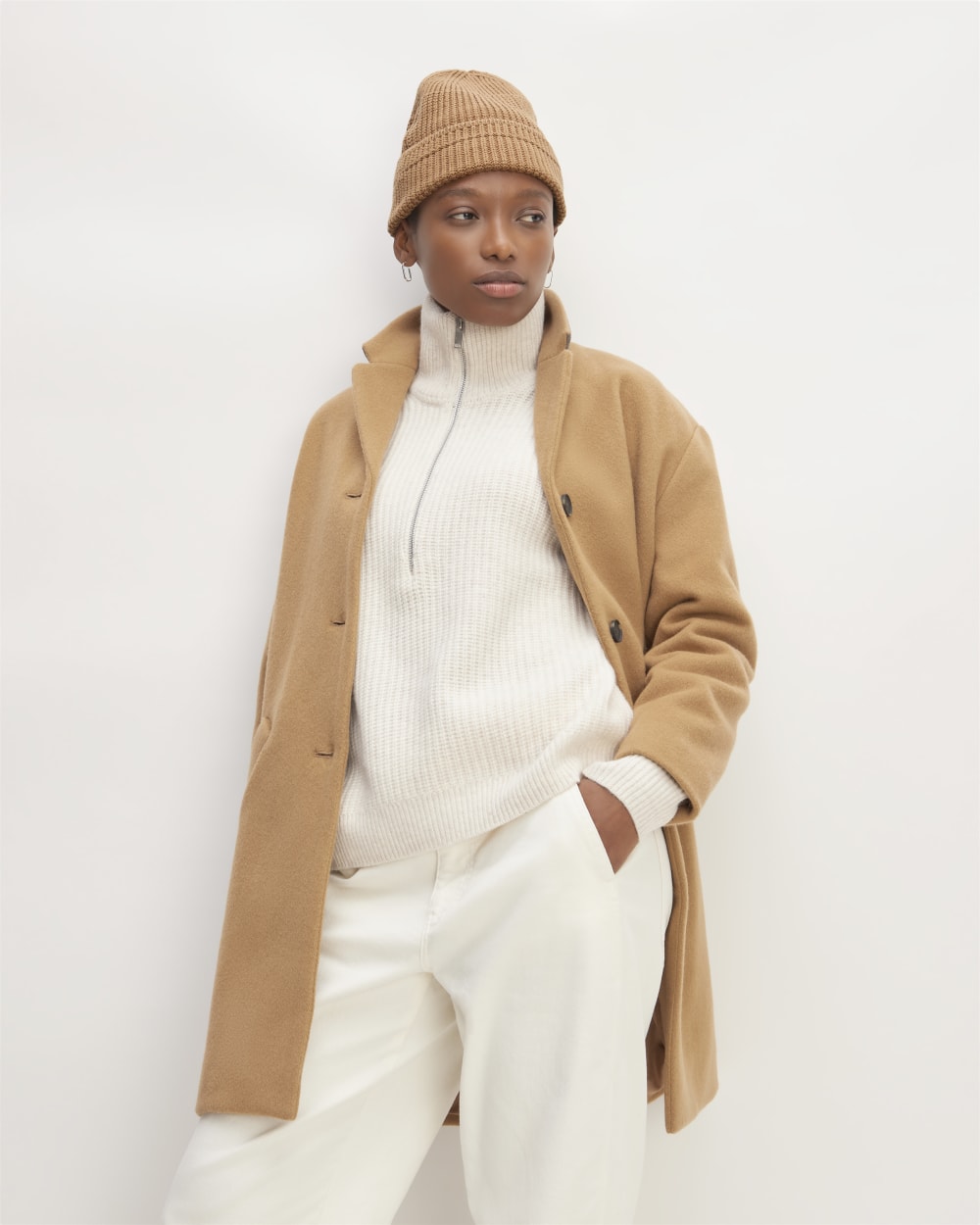 The Organic Cotton Chunky Beanie | Toasted Coconut - Image 2