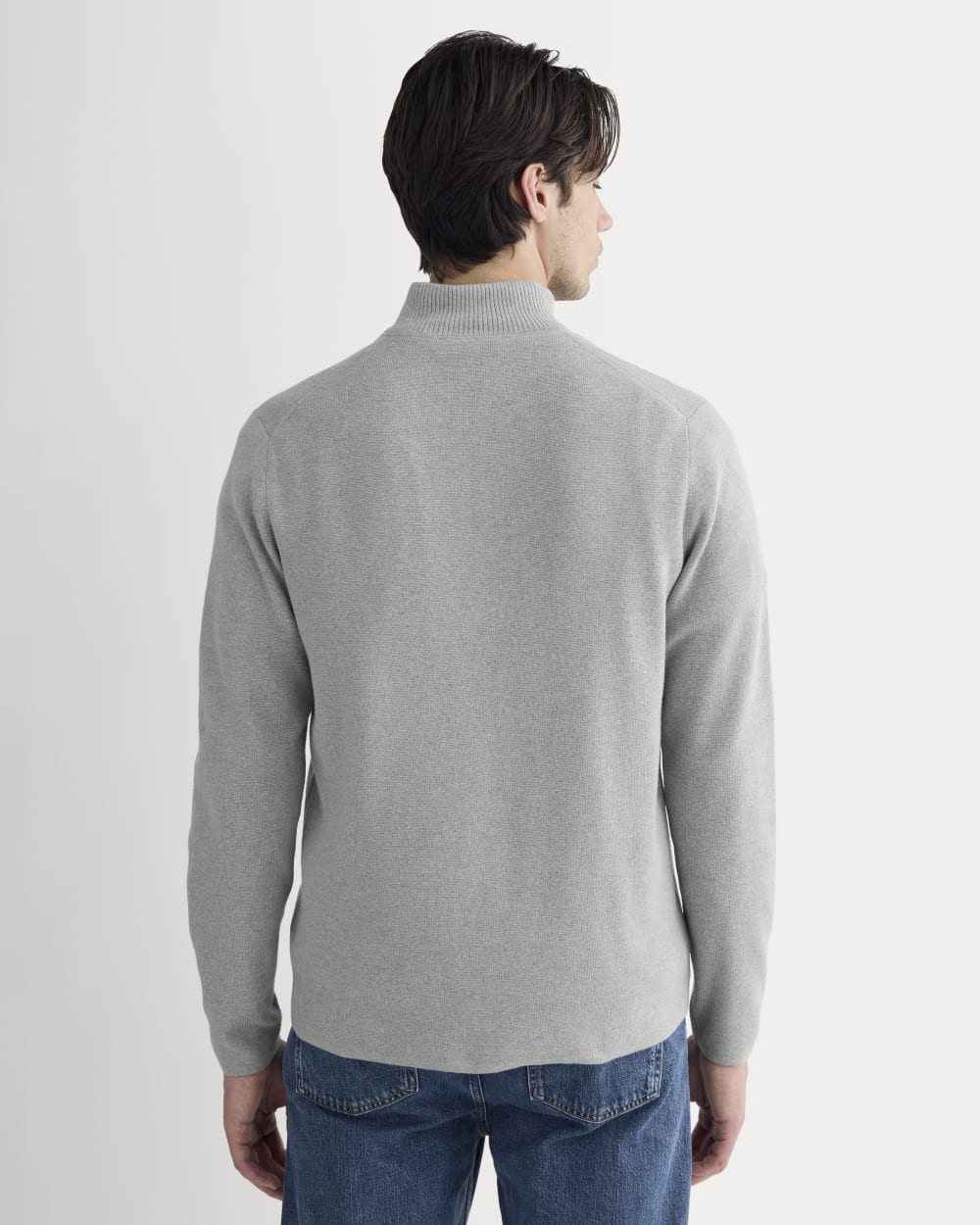 The No-Sweat Quarter-Zip | Heathered Grey - Image 5
