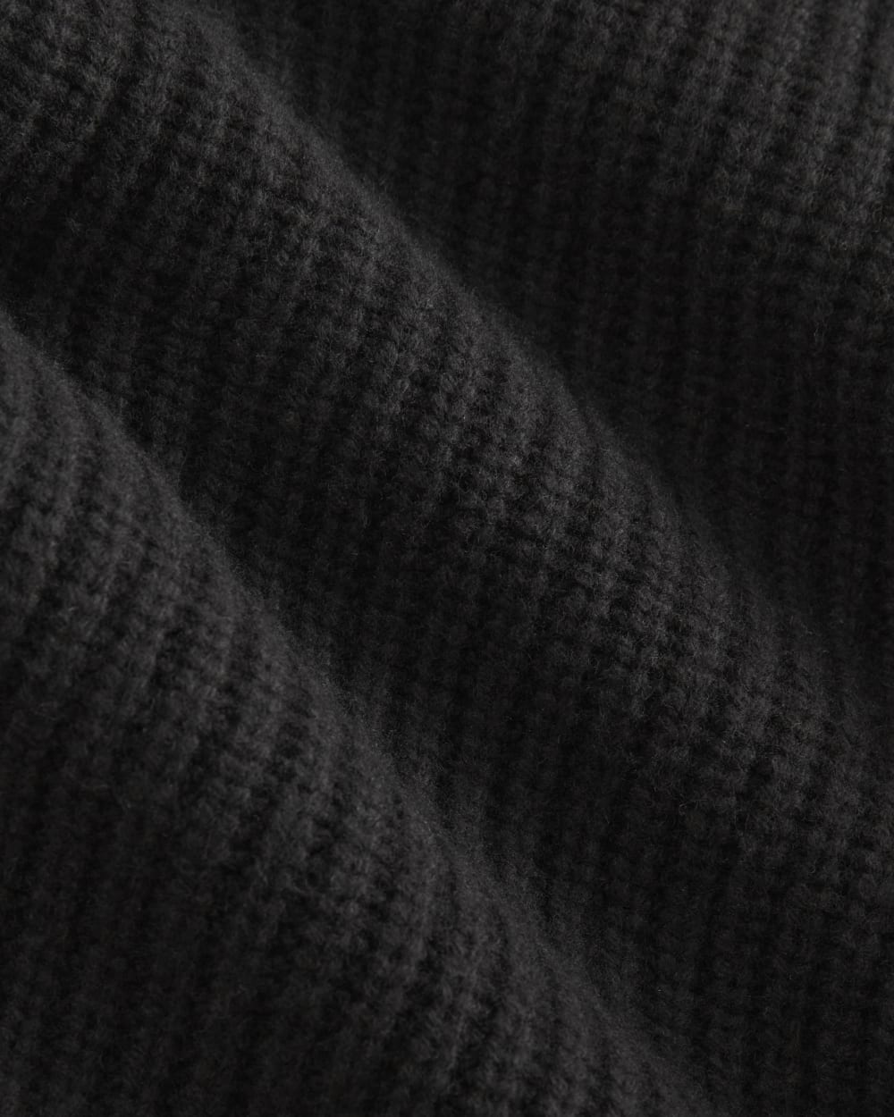 The Felted Merino Half-Zip Sweater | Black - Image 6