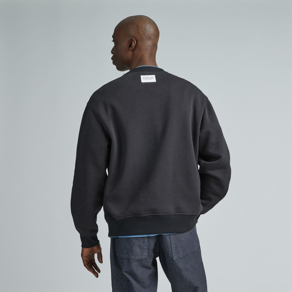 The ReTrack Crewneck Sweatshirt | Black - Image 3