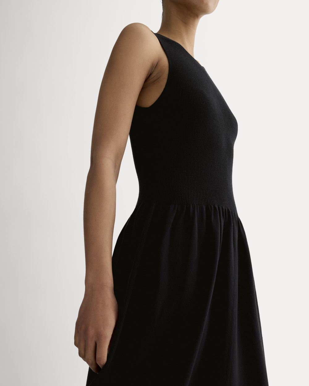 The Knit Crew Dress | Black - Image 3