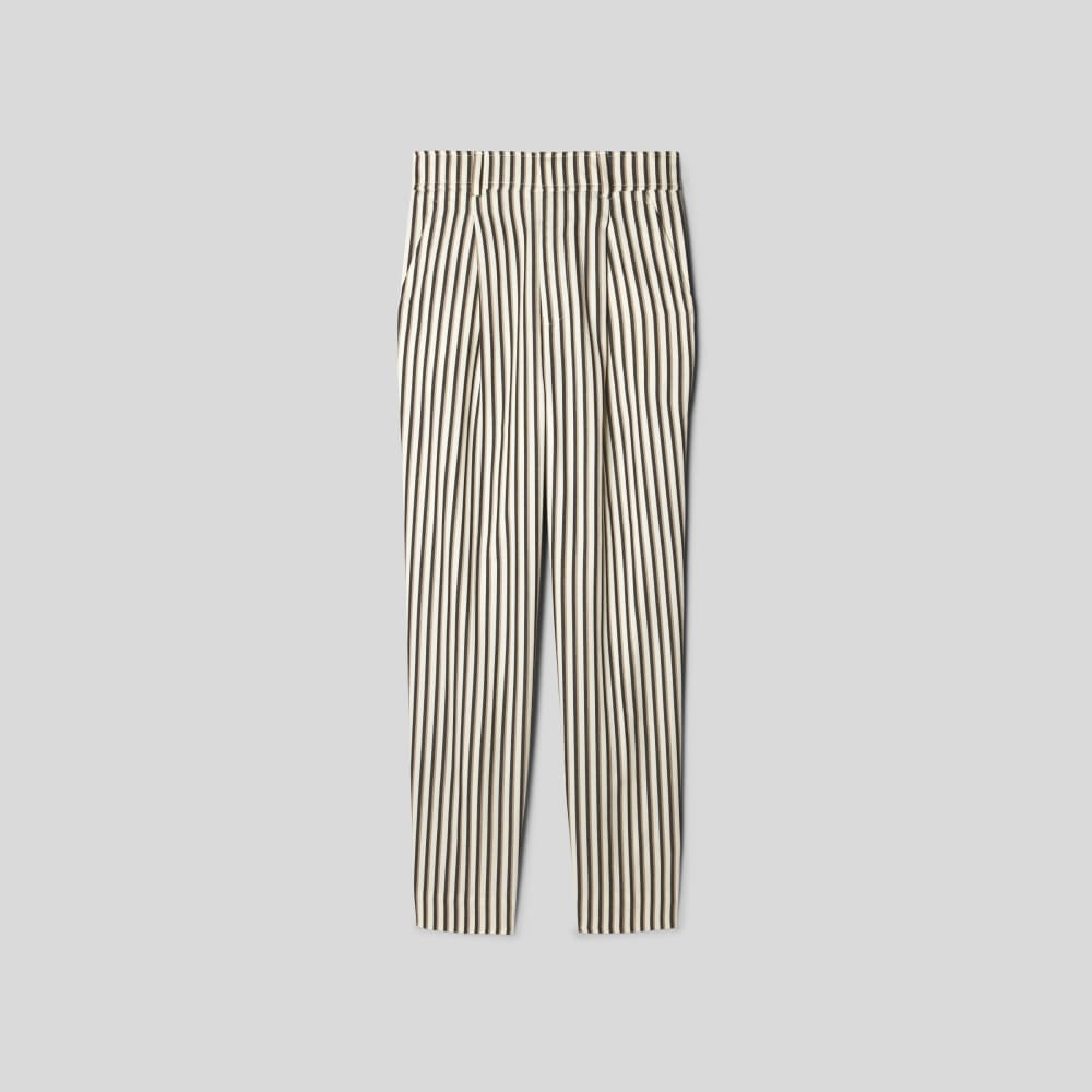 The Draper Tapered Pant in Buttersmooth | Ombre Stripe - Image 2