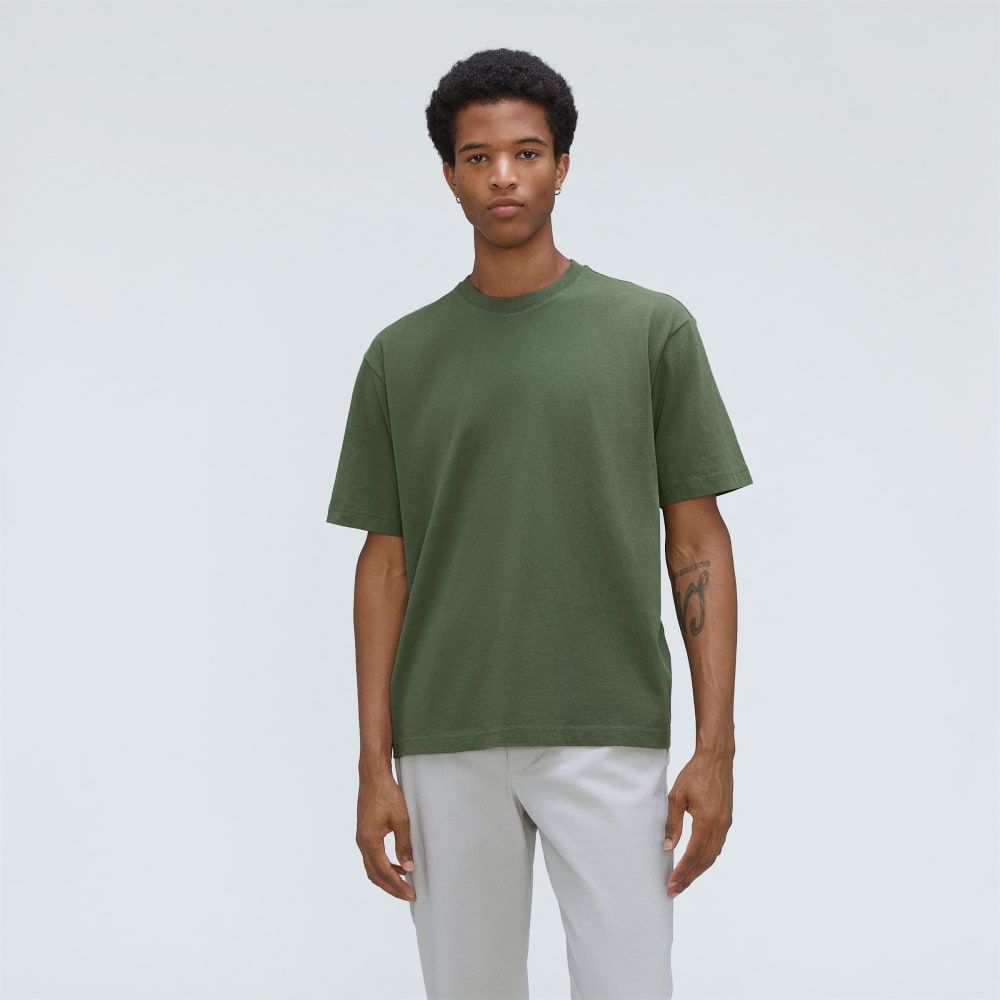 The Premium-Weight Relaxed Crew | Uniform | Forest Green