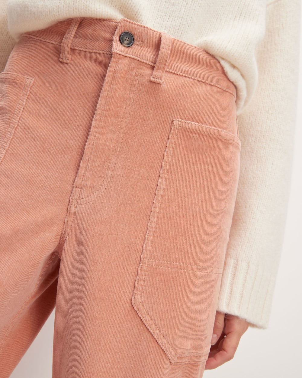 The Corduroy Gardener Pant | Blush Pink - Image 4