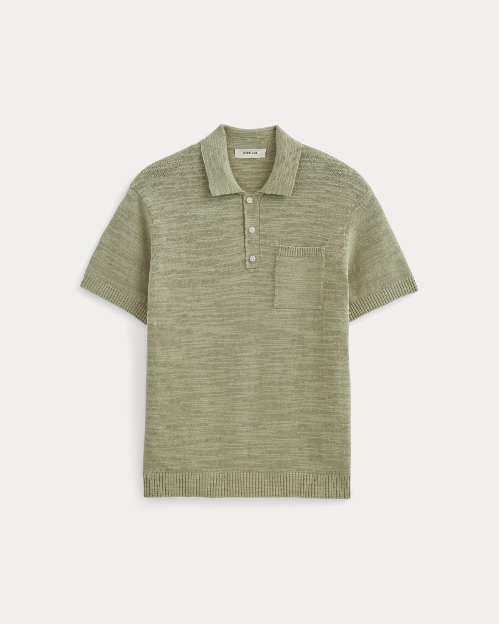 The Cotton Linen Polo | Eucalyptus - Image 2