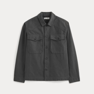 Utility Shirt Jacket | Washed Black