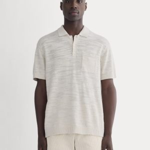 The Cotton Linen Polo | Birch