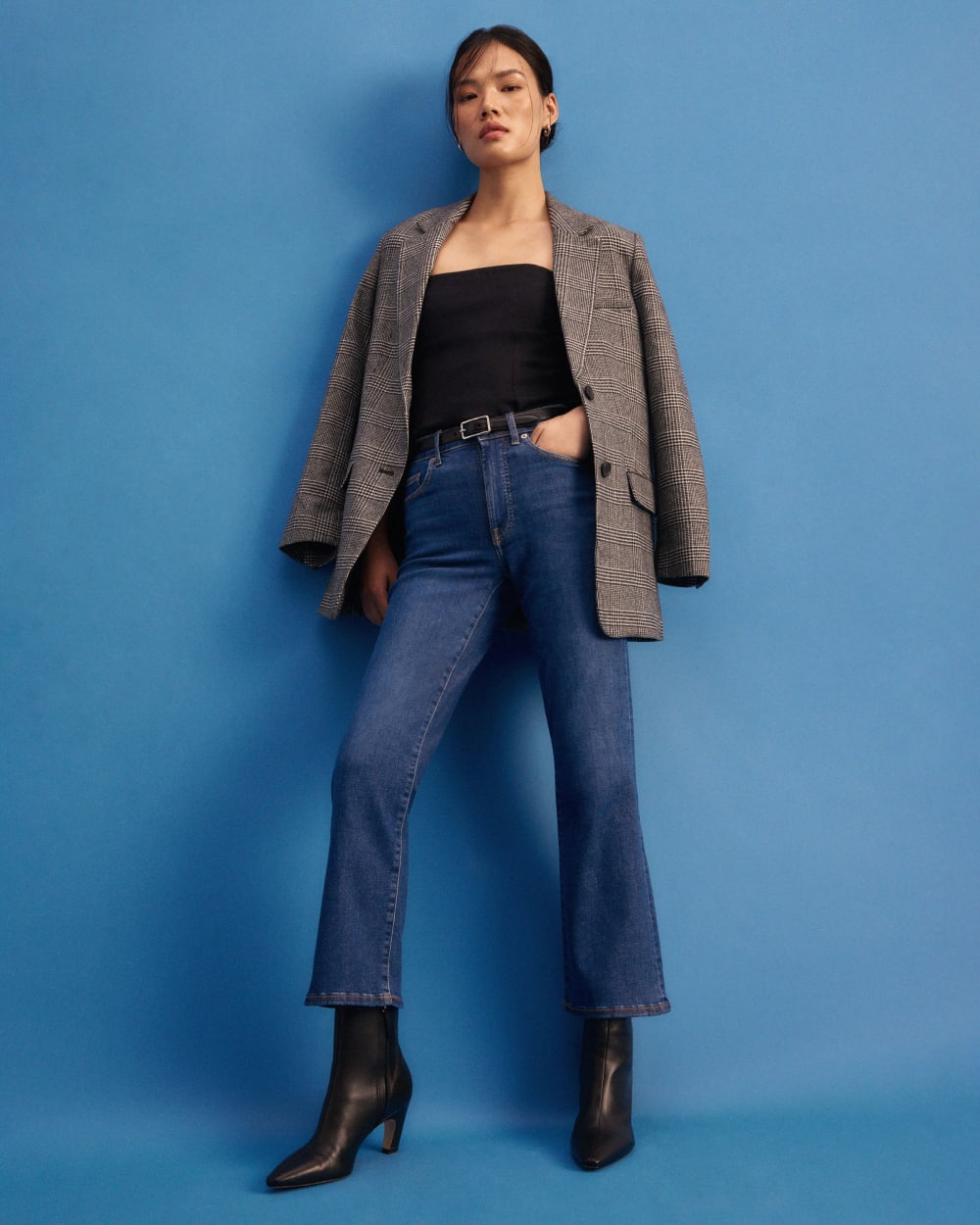 The Kick Bootcut Jean | Dark Indigo Blue - Image 7