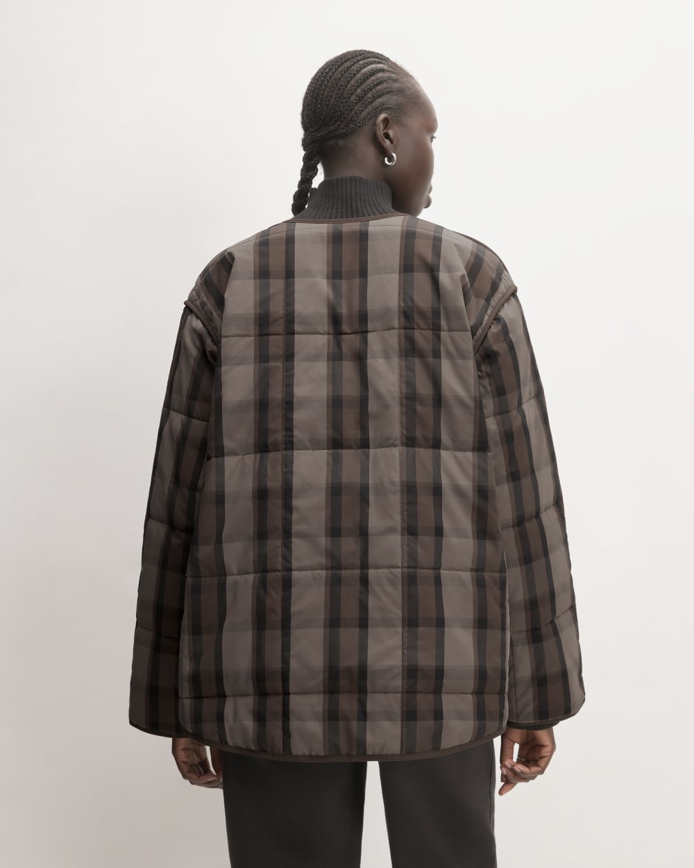 The Quilted Cotton Liner | Abalone / Black / Earth Brown - Image 6