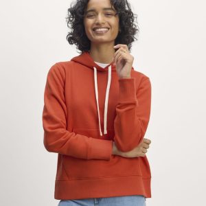 The Off-Duty Terry Hoodie | Poppy Red