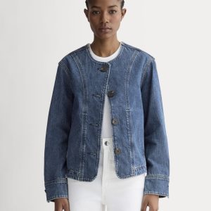 The Denim Barrel Jacket | Deep Atlantic