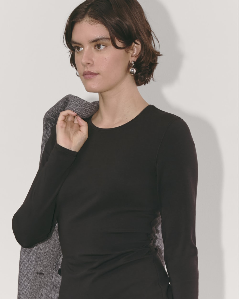 The Form Mini Dress | Black - Image 3