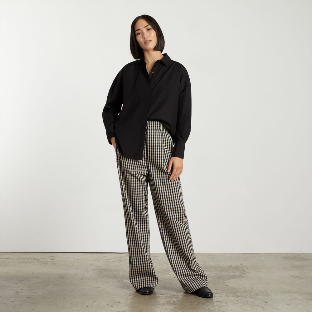 The Oversized Poplin Shirt | Black - Image 6