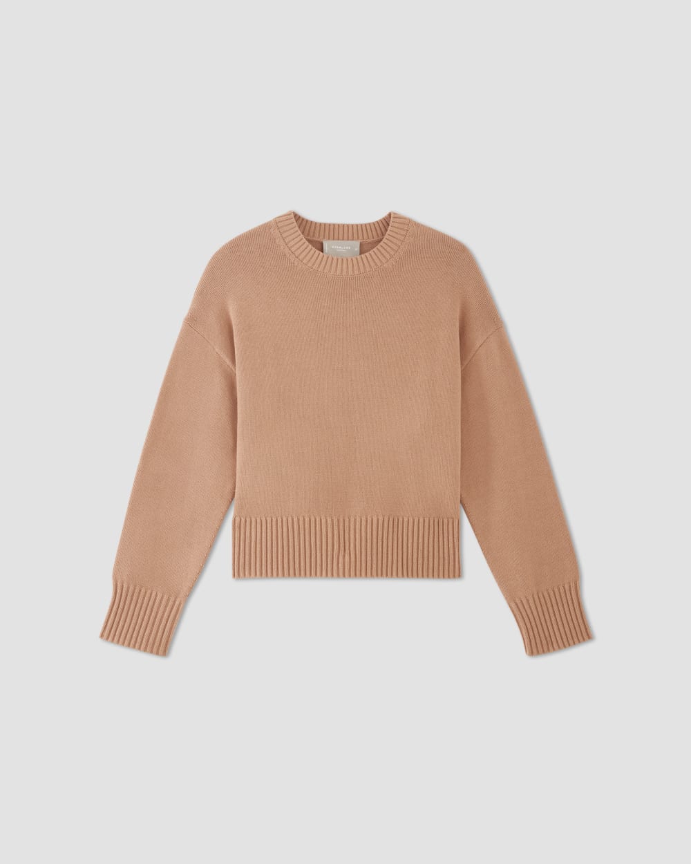 The Boxy Sweater in Everyday Cotton | Blush Pink - Image 2